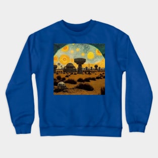 Starry Night in Mos Eisley Tatooine Crewneck Sweatshirt